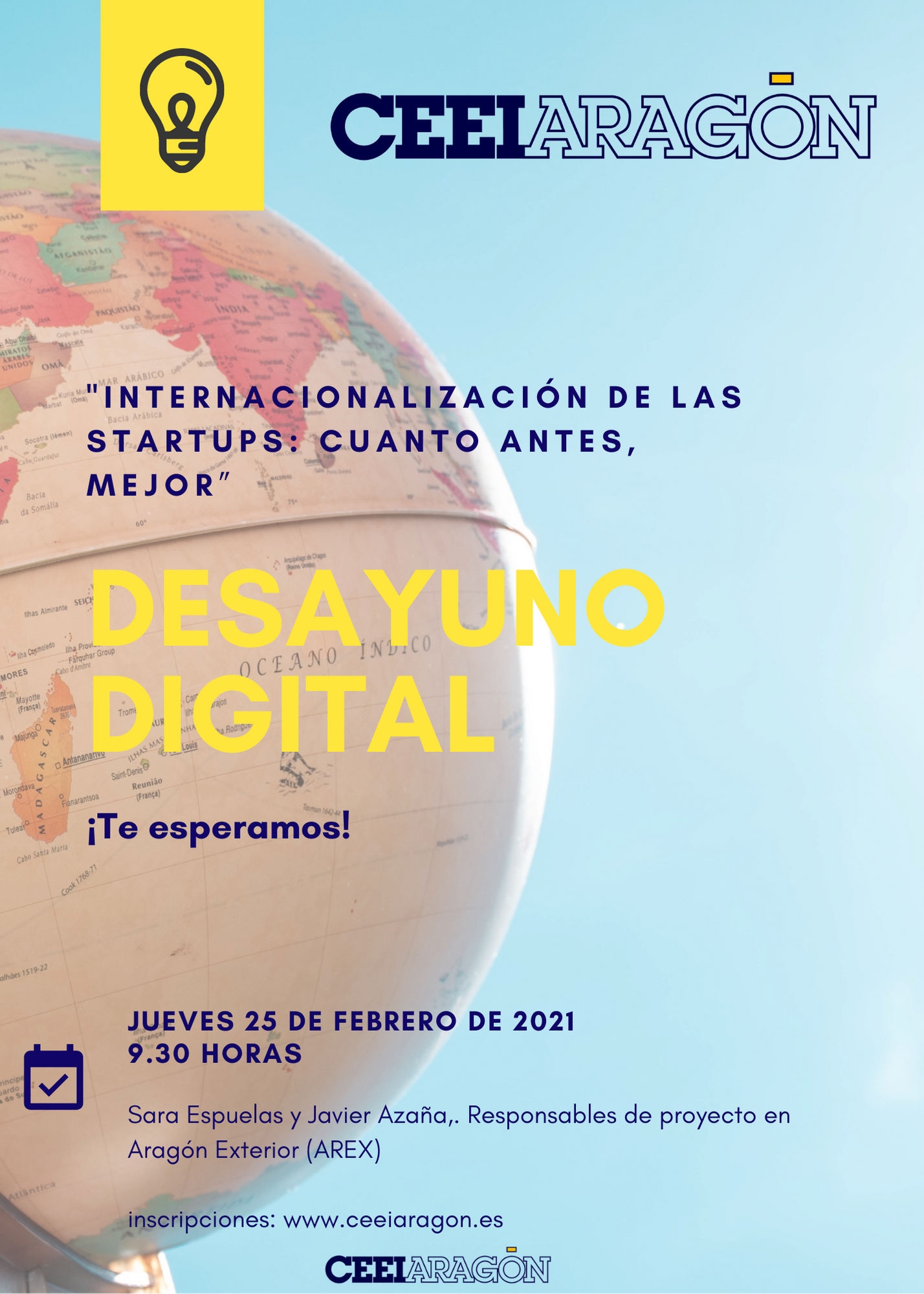 Desayuno Digital CEEI – «Internacionalización de las startups: cuanto antes, mejor»