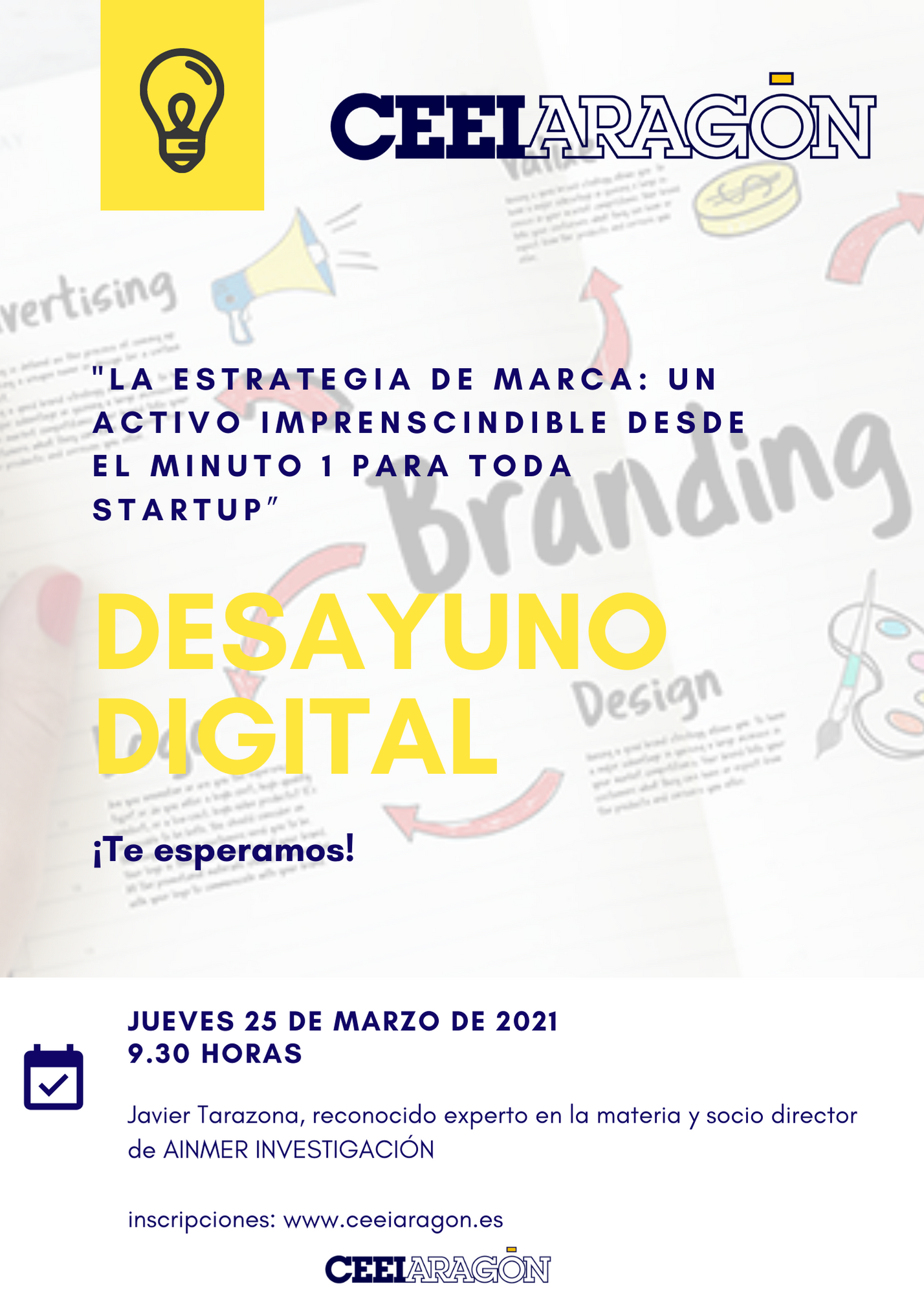 Desayuno Digital CEEI «La estrategia de marca: un activo imprescindible desde el minuto 1 para toda startup»