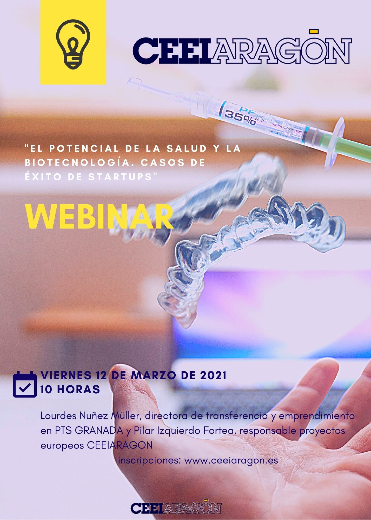 Webinar CEEI: El potencial de la Salud y la Biotecnología. Casos de éxito de startups