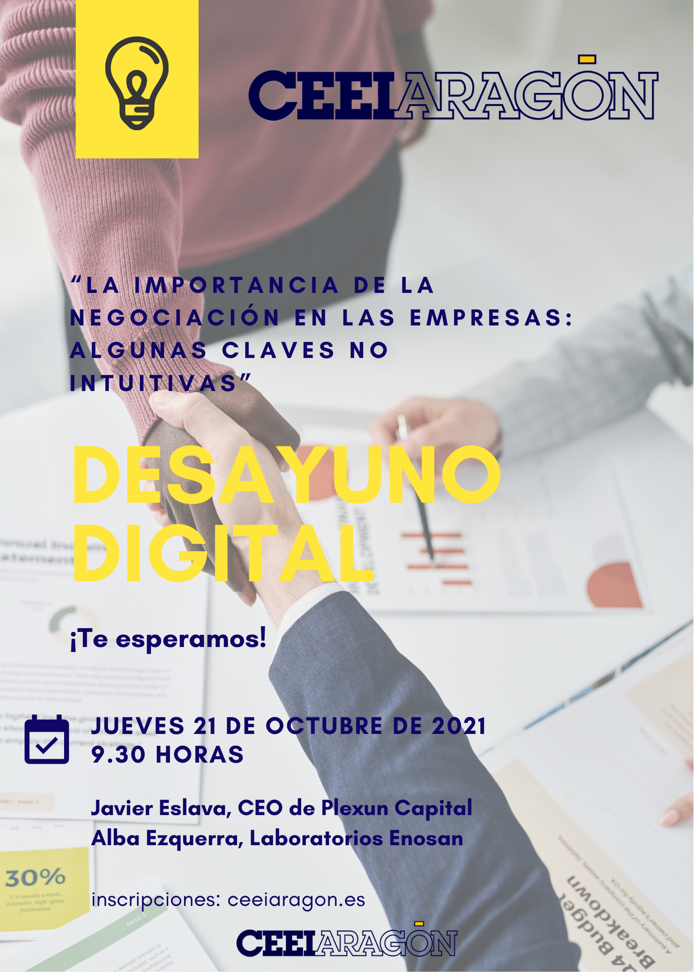 Desayuno digital CEEI “La importancia de la negociación en las empresas: algunas claves no intuitivas”