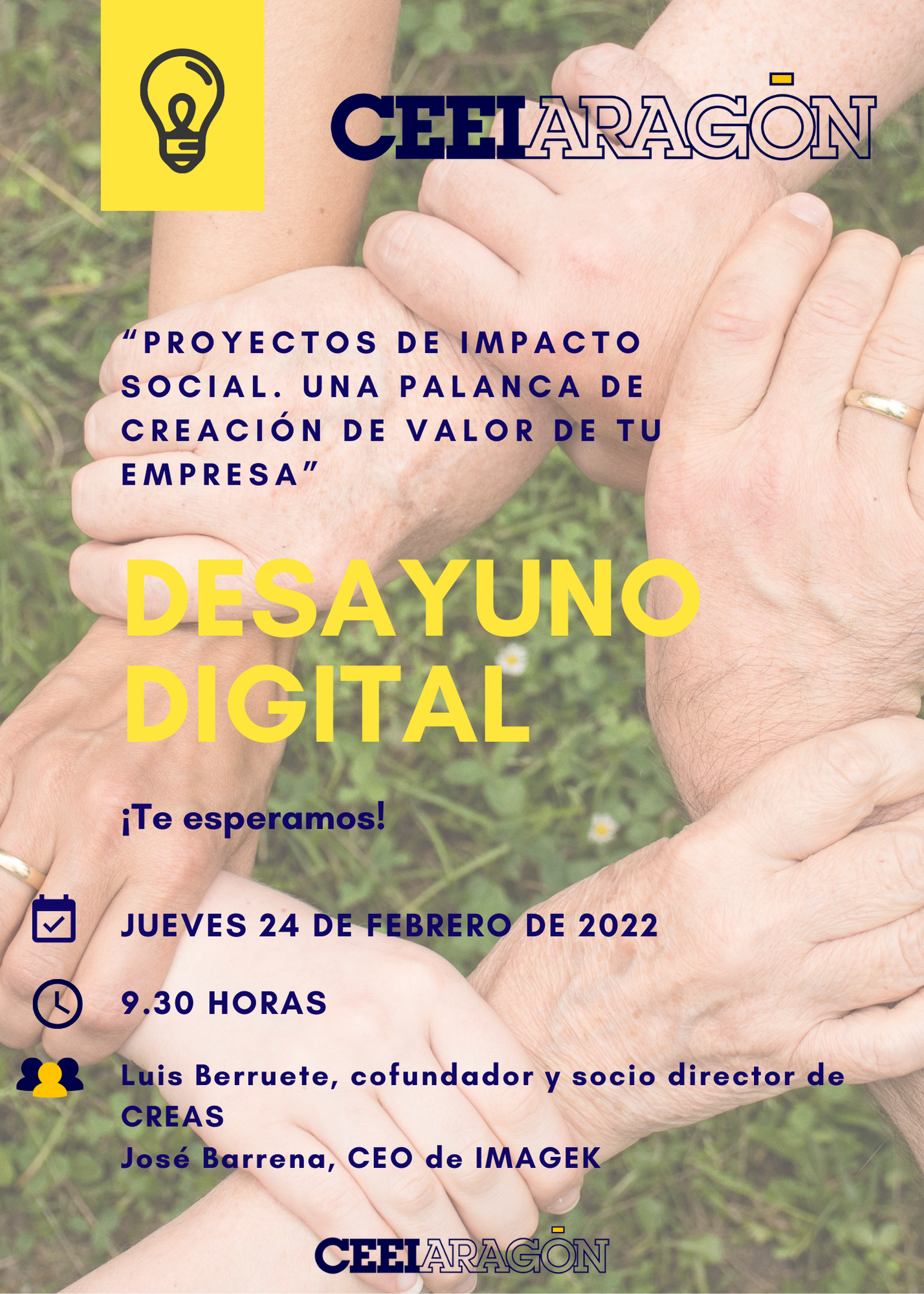 Desayuno digital CEEI: “Proyectos de impacto social. Una palanca de creación de valor de tu empresa”