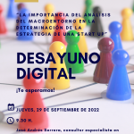Desayuno Digital CEEI “La importancia del análisis del macroentorno en la determinación de la estrategia de una startup”