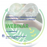 Webinar “Convocatorias y programas de apoyo a las empresas de economía circular”