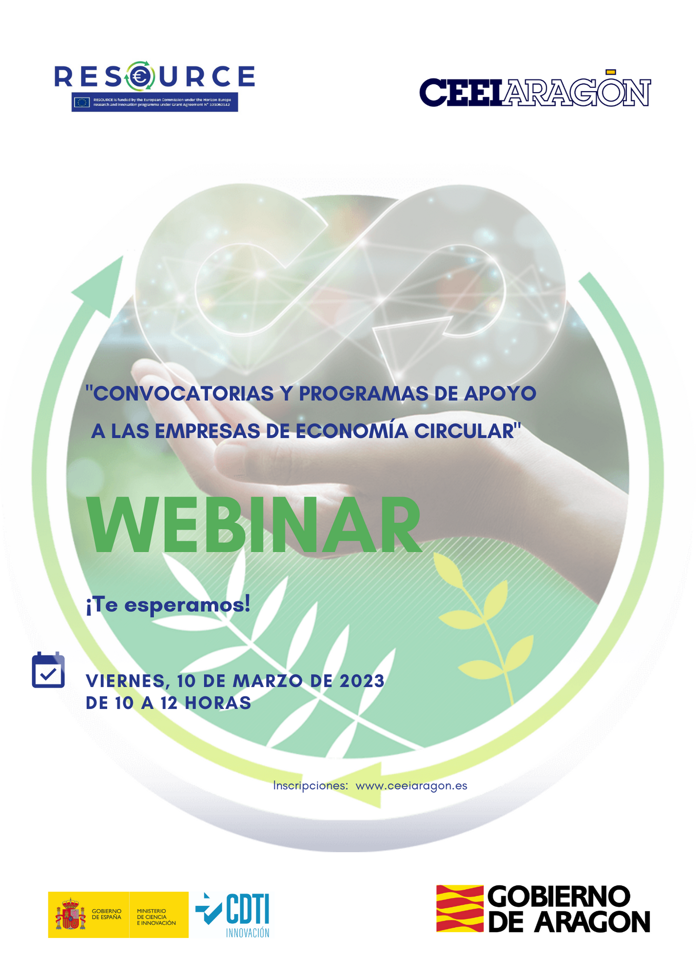 Webinar “Convocatorias y programas de apoyo a las empresas de economía circular”