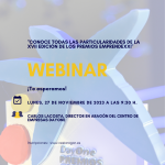 Webinar «Conoce las particularidades de la XVII Edición de los Premios EMPRENDEXXI»