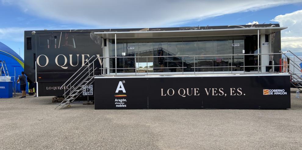 El Expotrailer de Aragón Alimentos, protagonista en Motorland El Expotrailer de Aragón Alimentos, protagonista en Motorland