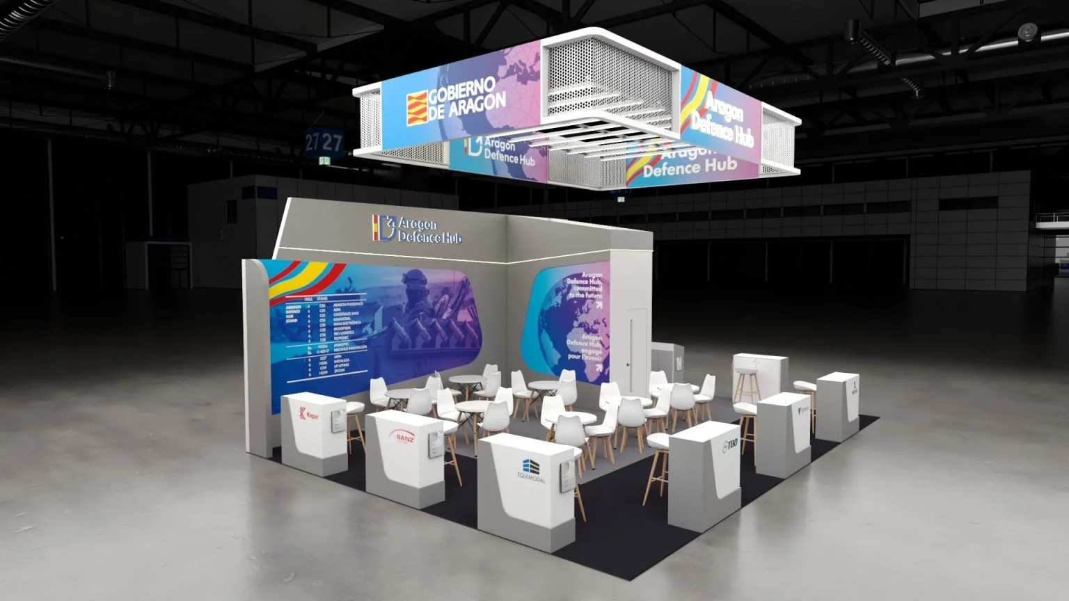 Aragón refuerza su posicionamiento internacional en defensa con su primera participación agrupada en la feria Eurosatory en París Aragón refuerza su posicionamiento internacional en defensa con su primera participación agrupada en la feria Eurosatory en París