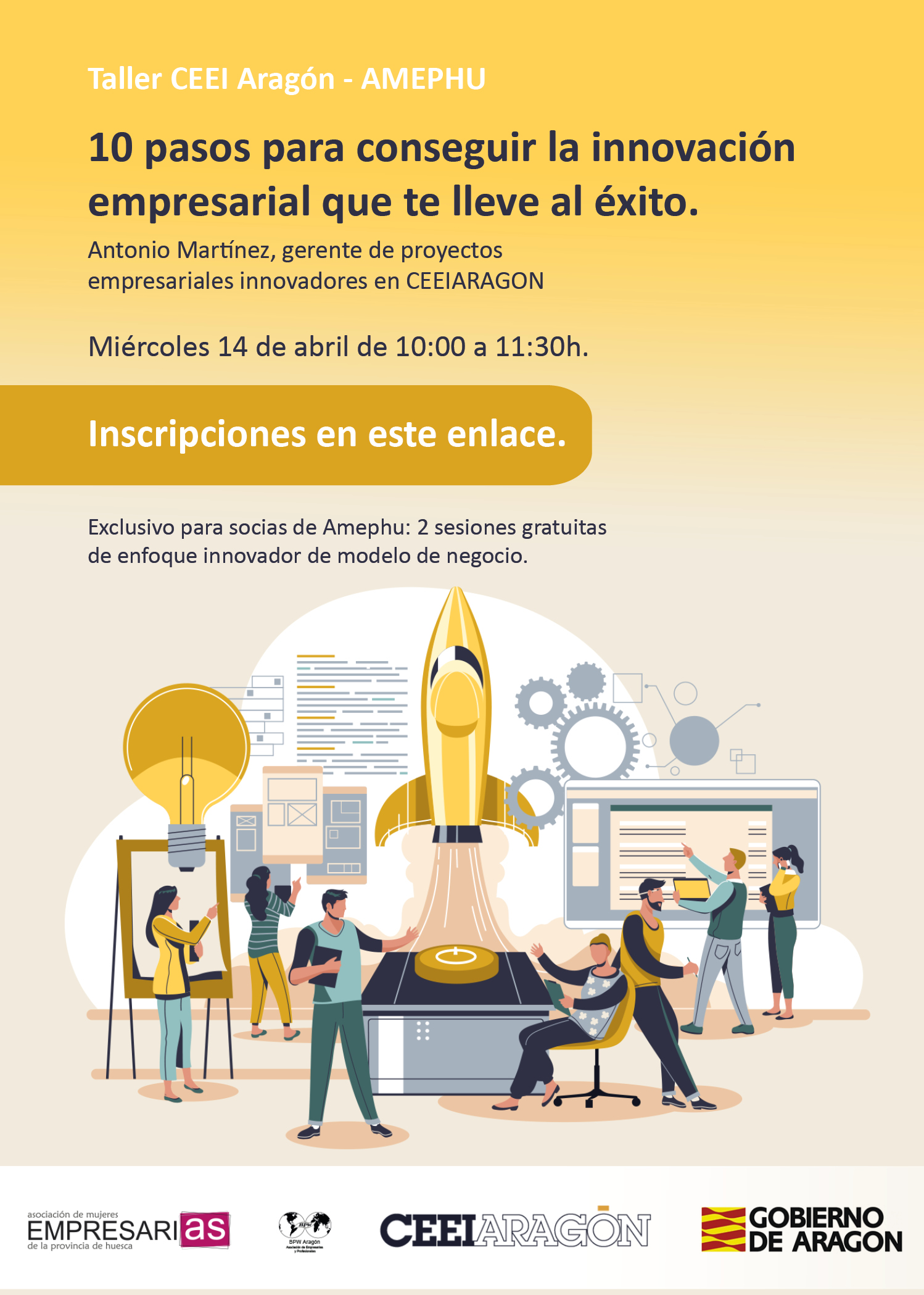 Taller CEEIARAGÓN: 10 pasos para conseguir la innovación empresarial que te lleve al éxito