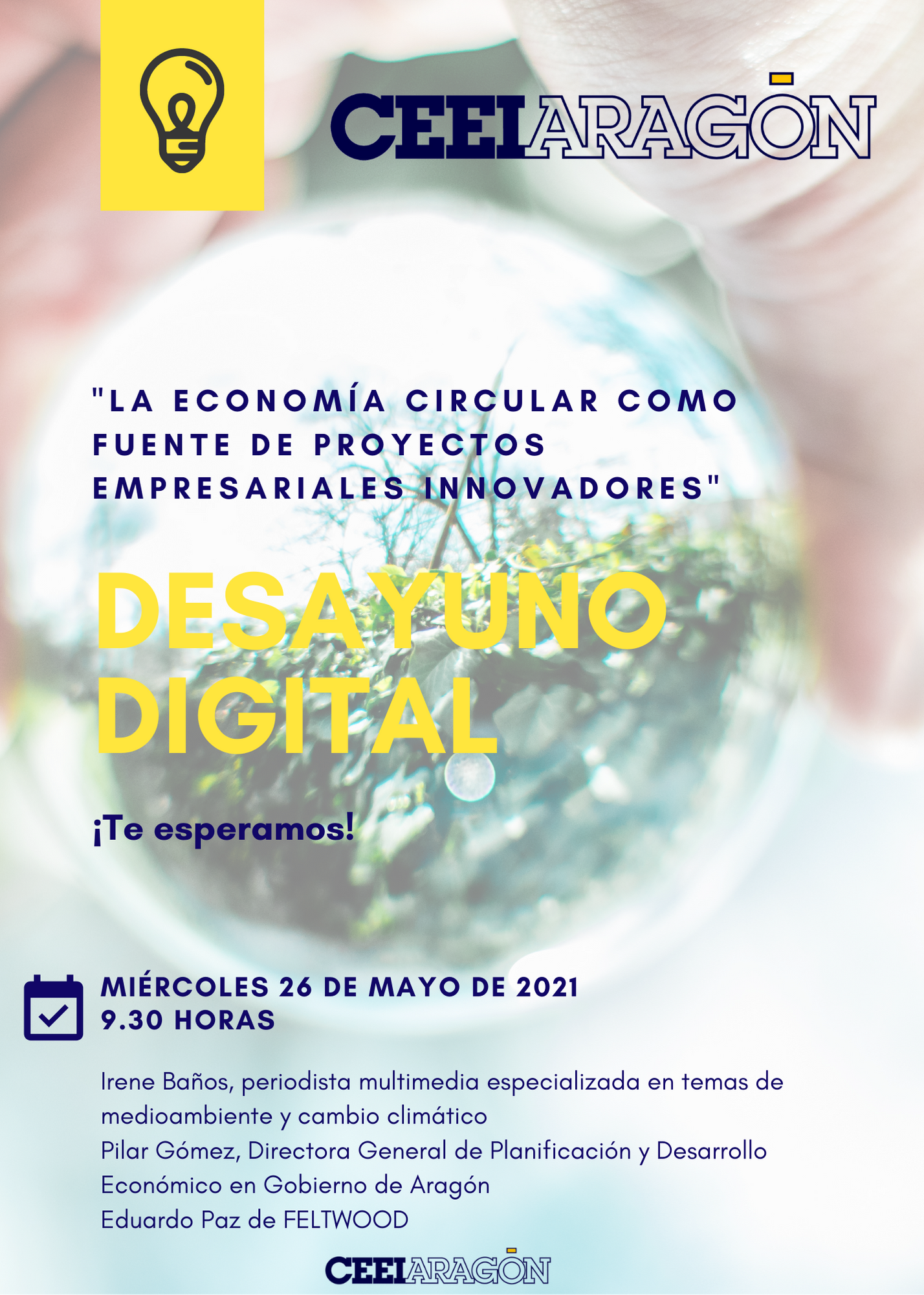 Desayuno digital CEEI: "La economía circular como fuente de proyectos empresariales e innovadores"