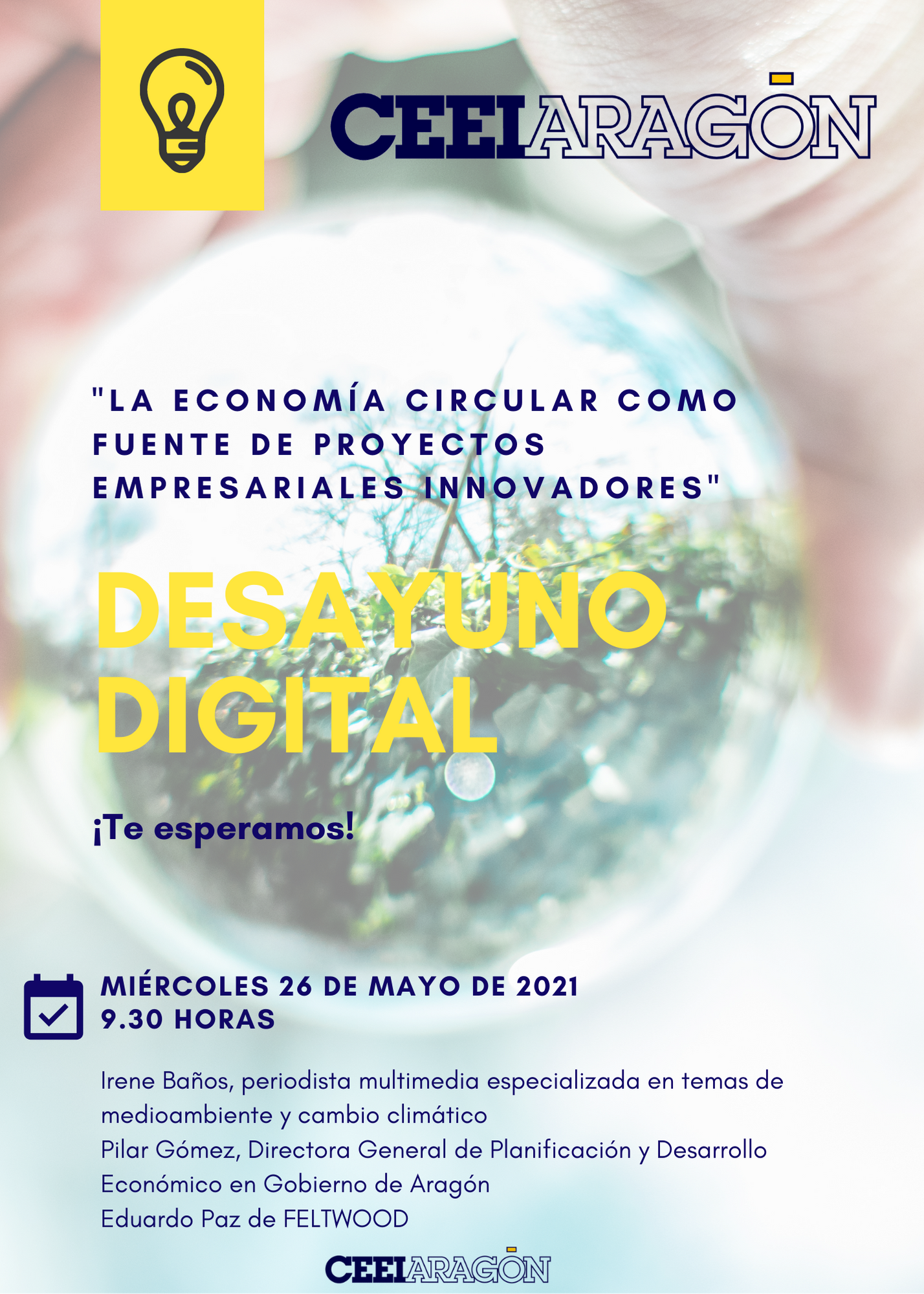 Desayuno digital CEEI: «La economía circular como fuente de proyectos empresariales e innovadores»