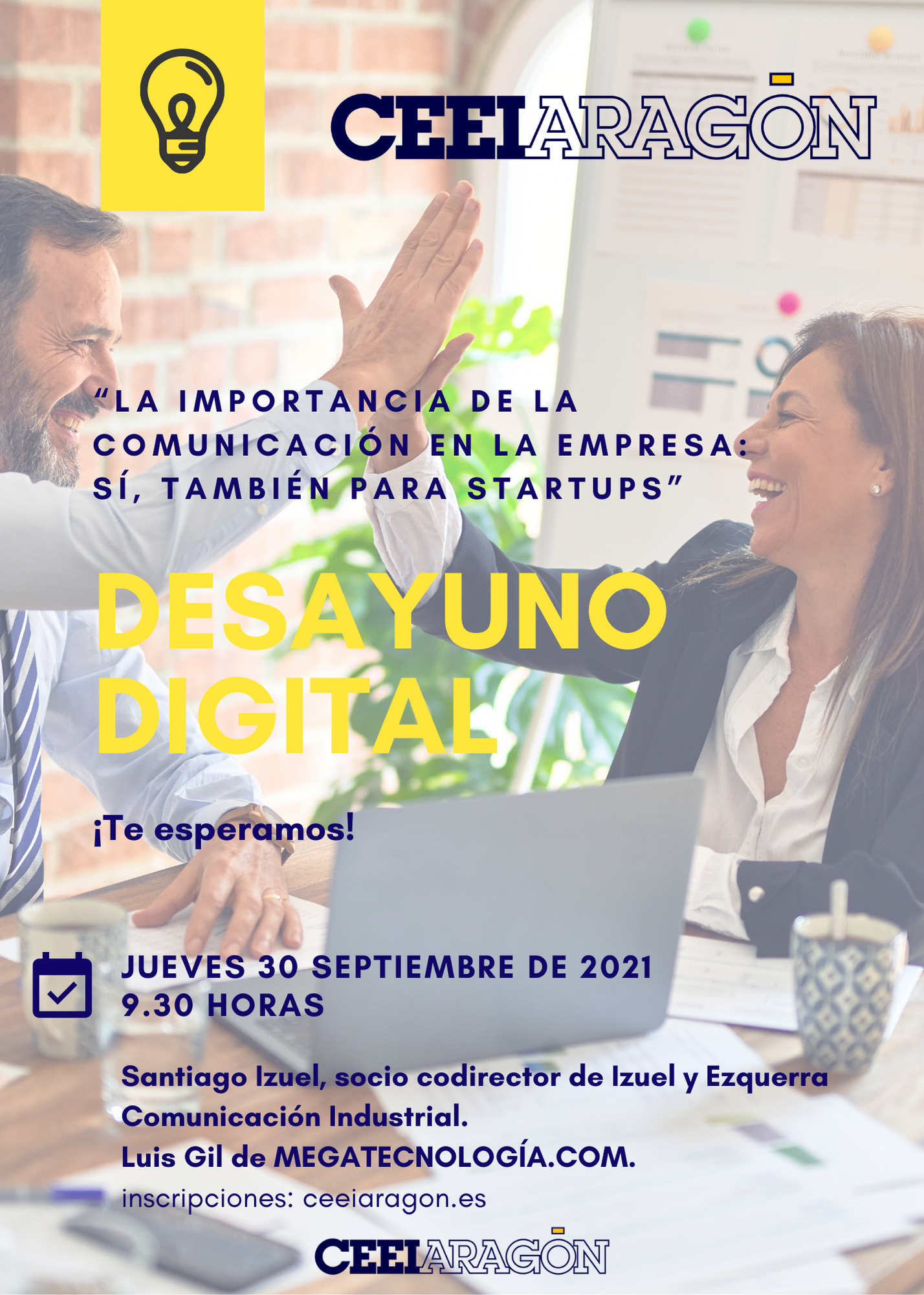 Desayuno digital CEEI: «La importancia de la comunicación en la empresa: sí, también para startups»