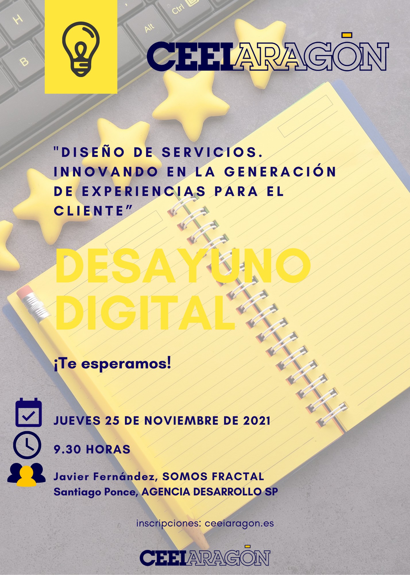 Desayuno digital CEEI: Diseño de servicios. Innovando en la generación de experiencias para el cliente"