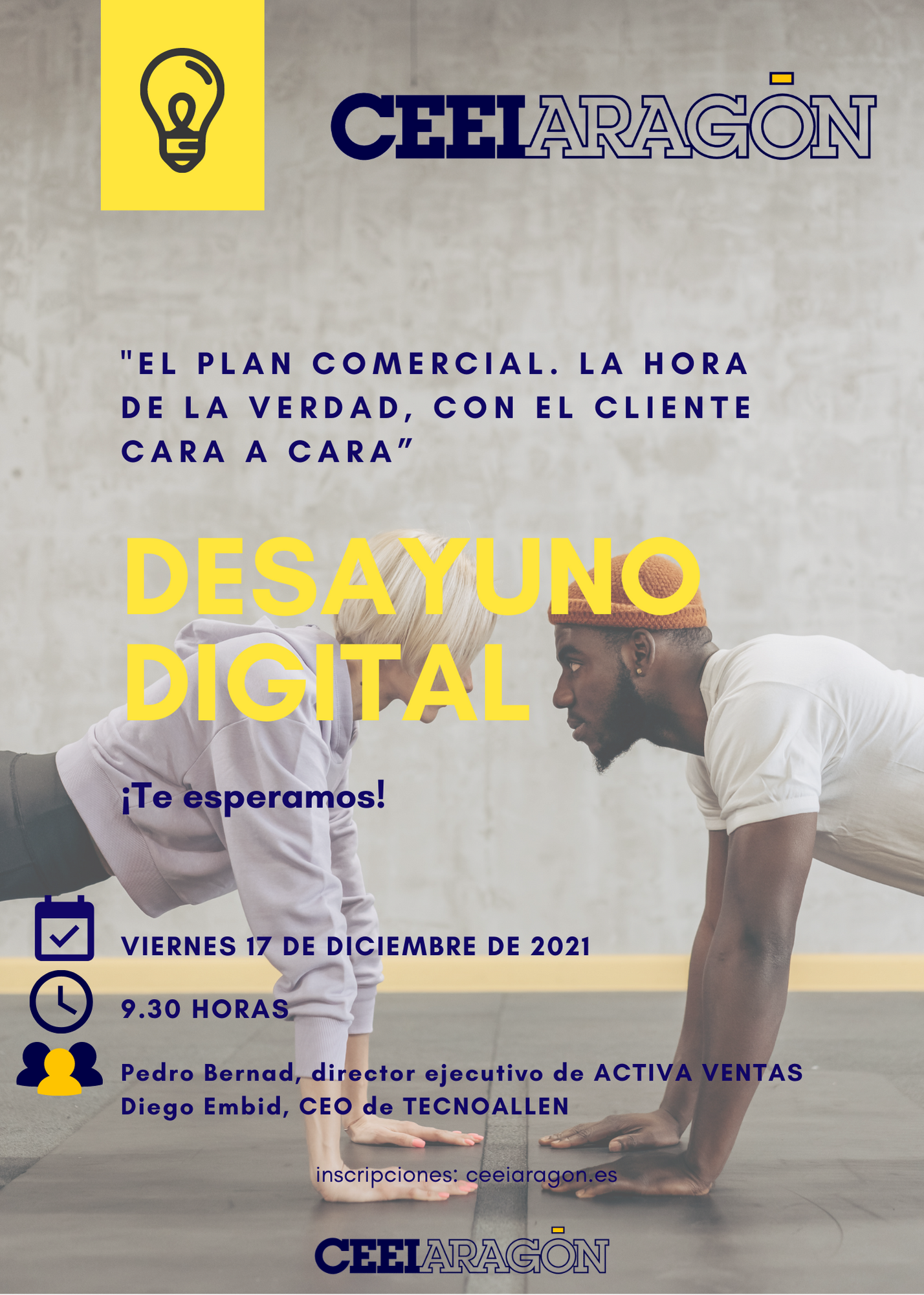 Desayuno digital CEEI “El plan comercial. La hora de la verdad, con el cliente cara a cara”