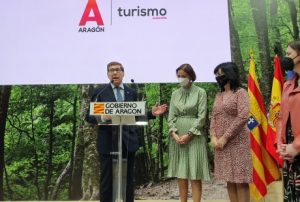Aragón despliega toda su fortaleza en FITUR para ser el destino de referencia y ejemplo de sostenibilidad en 2022