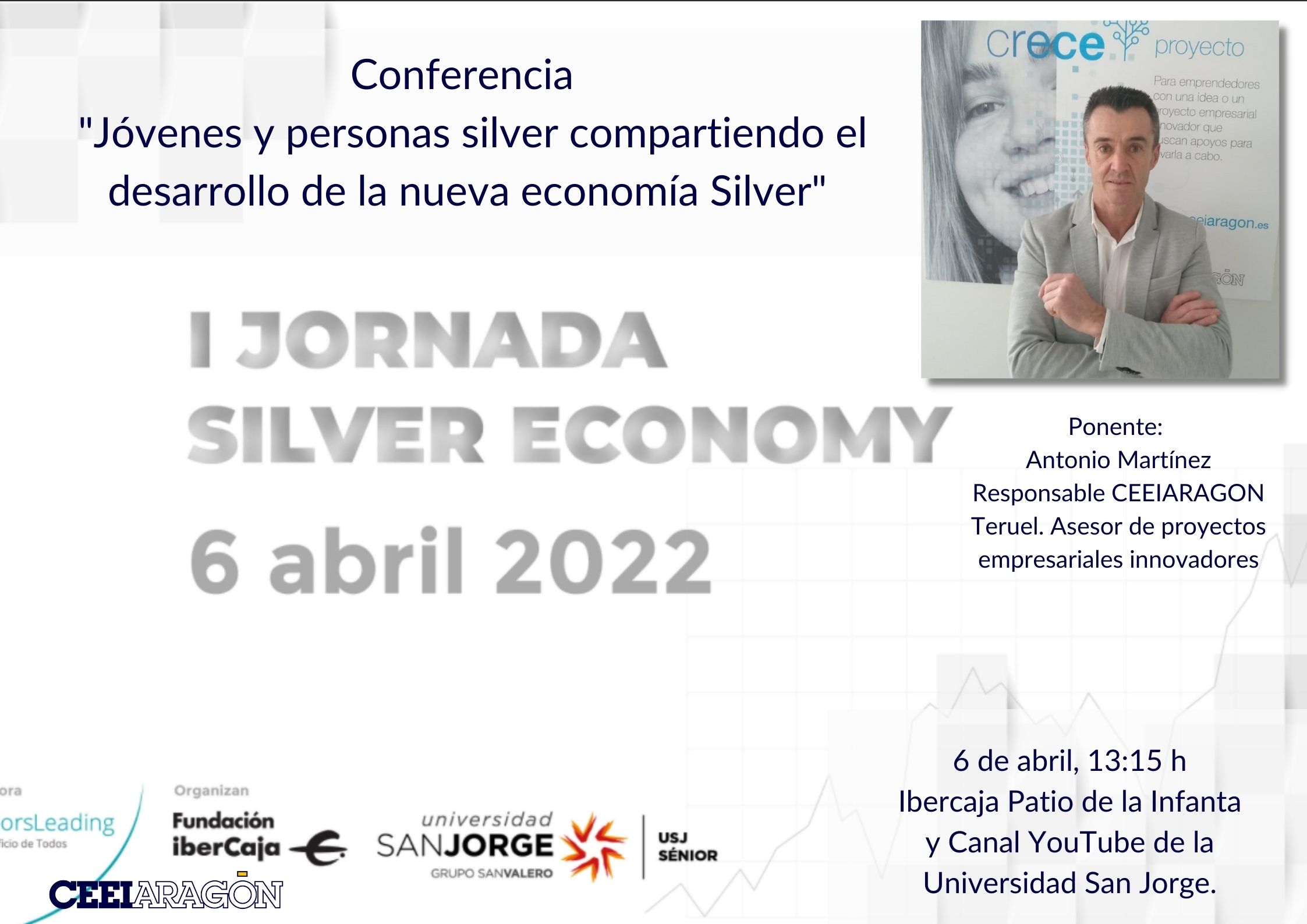 Conferencia “Emprendimiento e innovación Silver. Jóvenes y personas silver compartiendo el desarrollo de la nueva economía Silver”