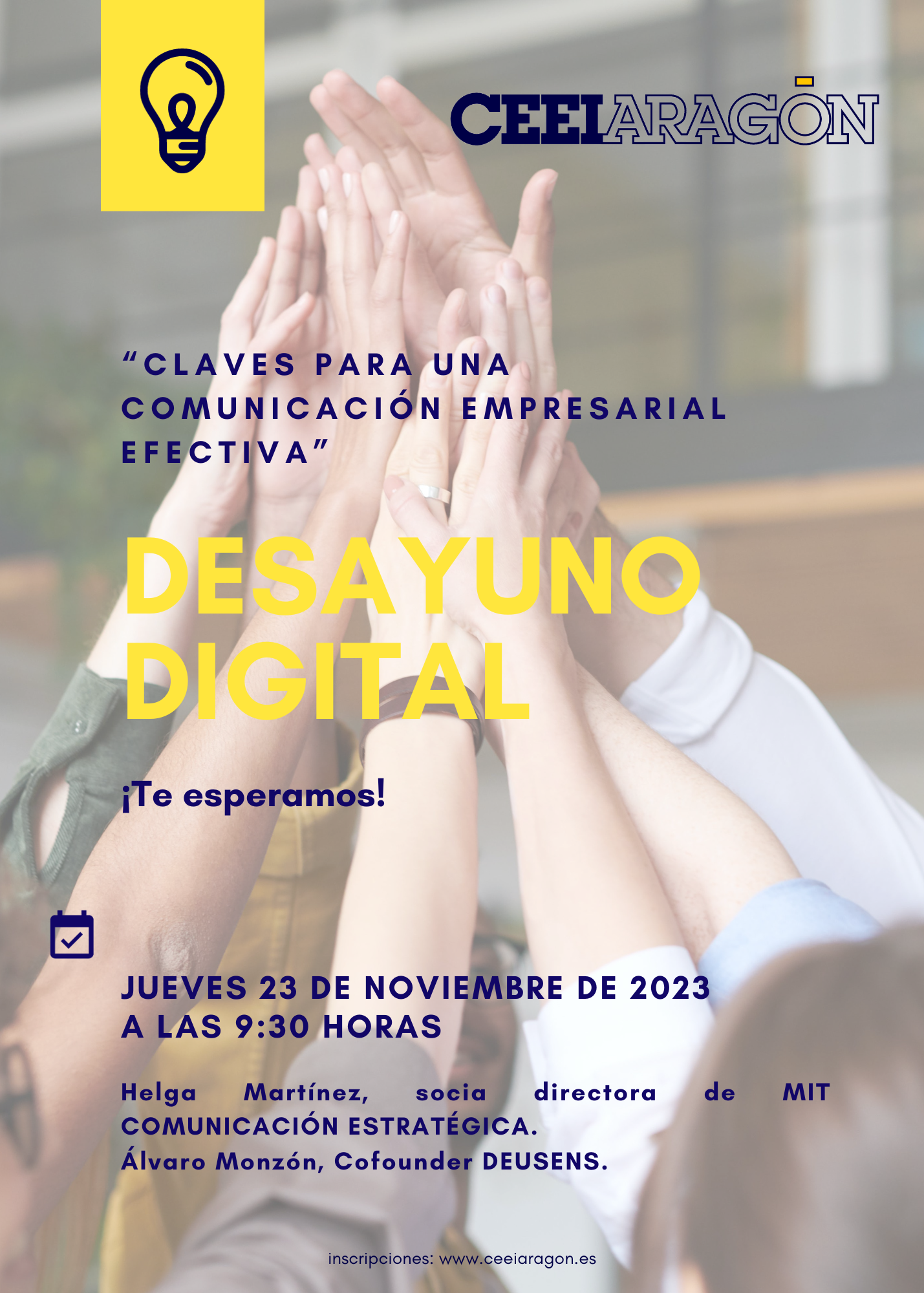 Desayuno digital CEEI «Claves para una comunicación empresarial efectiva»